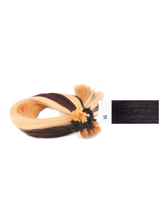 Extensões Cabelo 100% Humano Kayextensions Natural 1b 55 cm