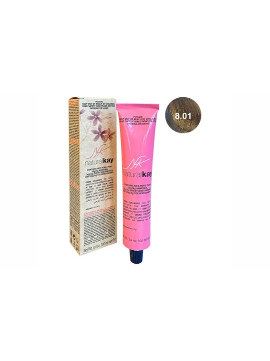 Coloração Capilar Natural Kay 8/01 100 ml