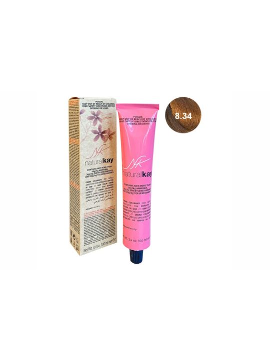 Coloração Capilar Natural Kay 8/34 100 ml