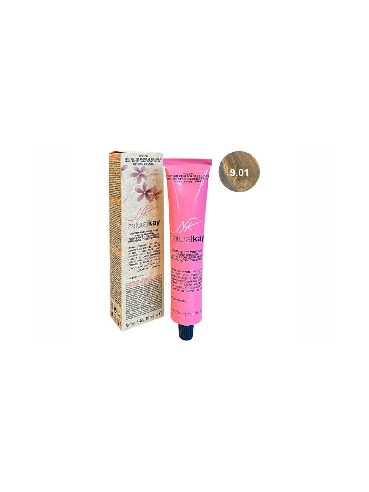 Coloração Capilar Natural Kay 9/01 100 ml