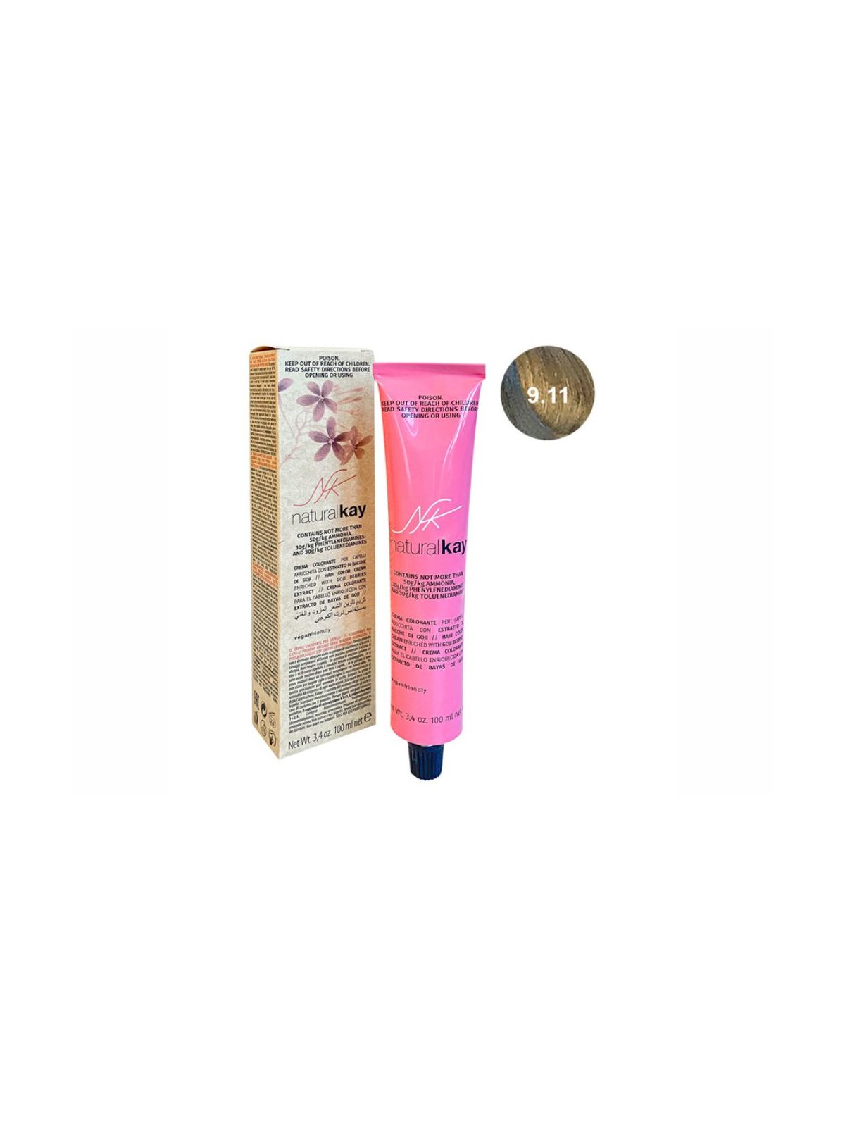 Coloração Capilar Natural Kay 9/11 100 ml