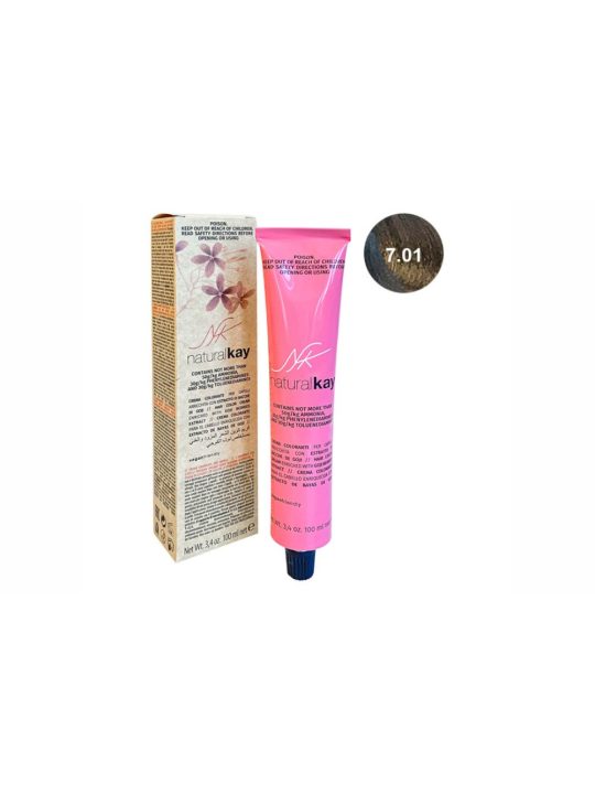 Coloração Capilar Natural Kay 7/01 100 ml