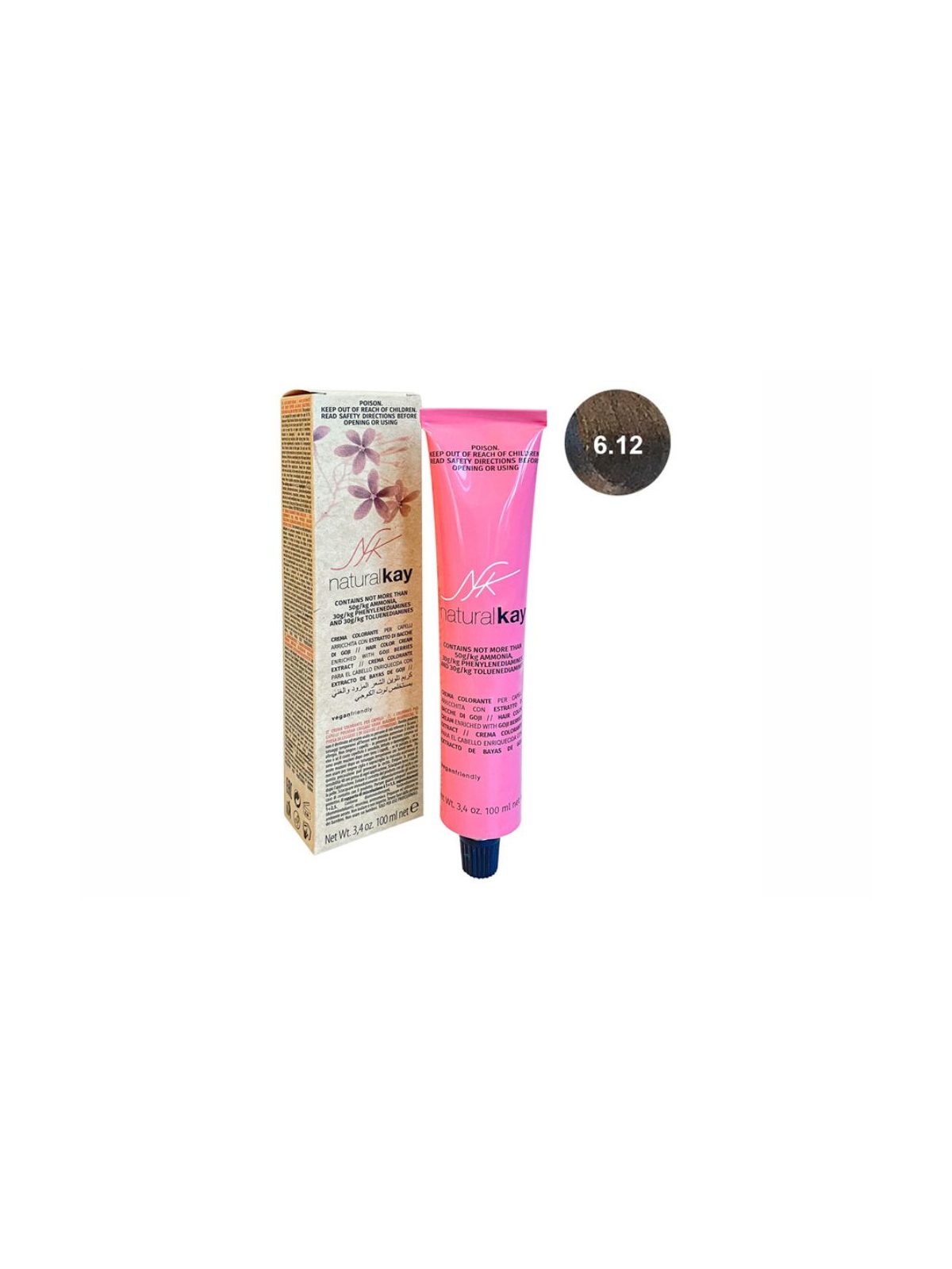 Coloração Capilar Natural Kay 6/12 100 ml