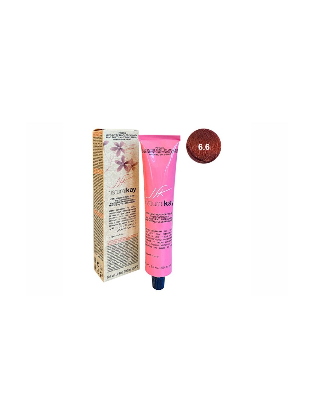 Coloração Capilar Natural Kay 6/6 100 ml
