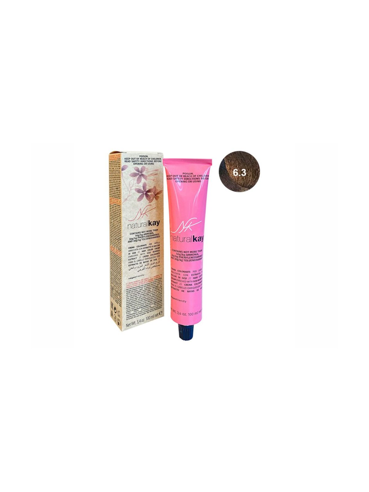 Coloração Capilar Natural Kay 6/3 100 ml