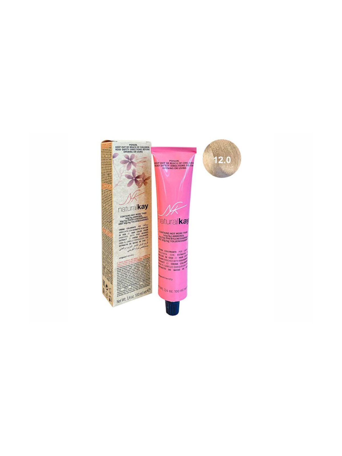 Coloração Capilar Natural Kay 12/0 100 ml
