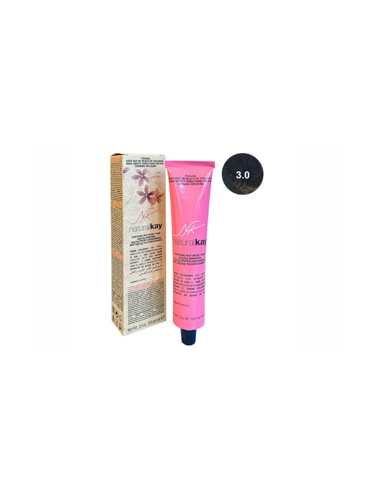 Coloração Capilar Natural Kay 3/0 100 ml