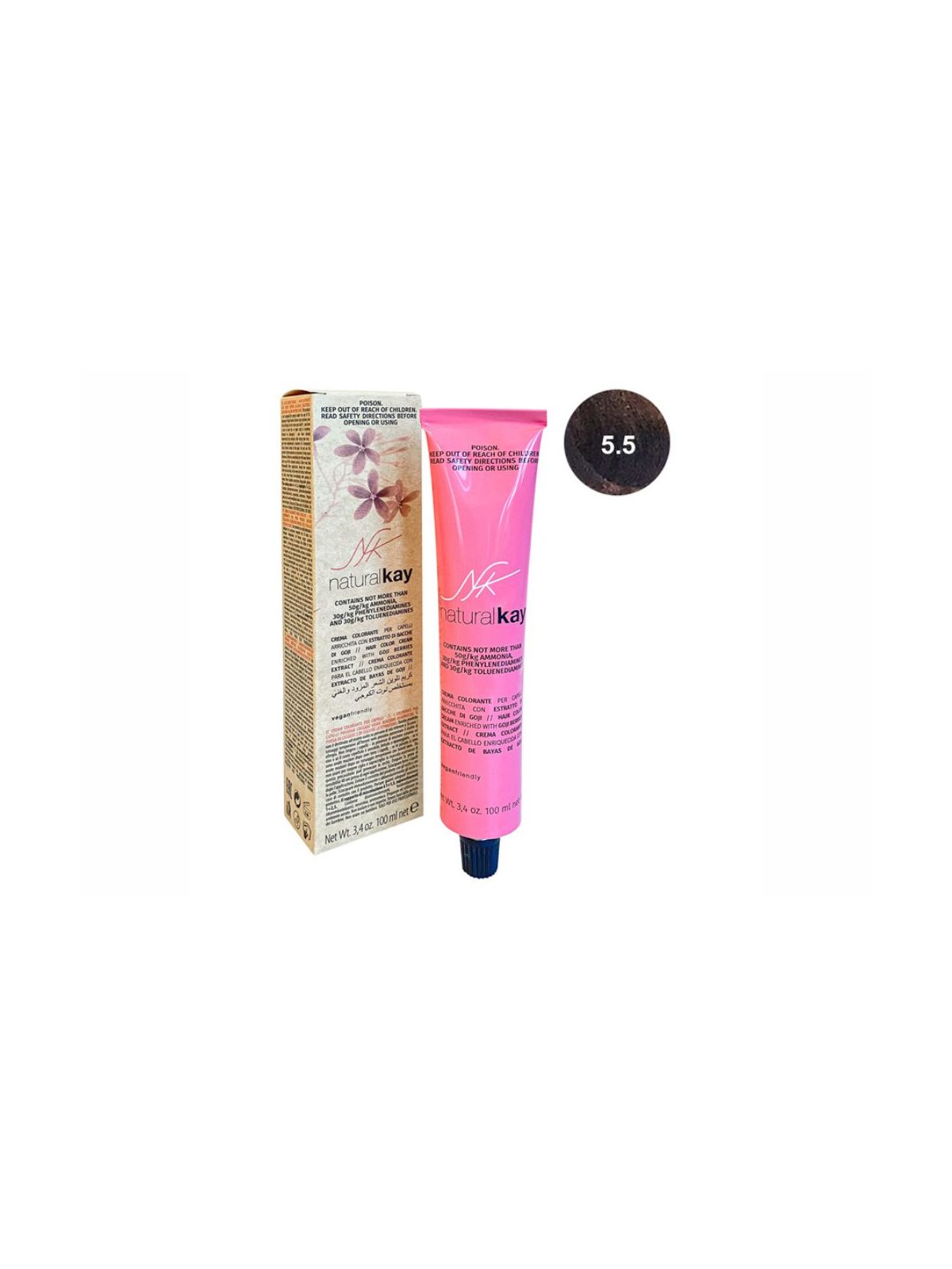 Coloração Capilar Natural Kay 5/5 100 ml