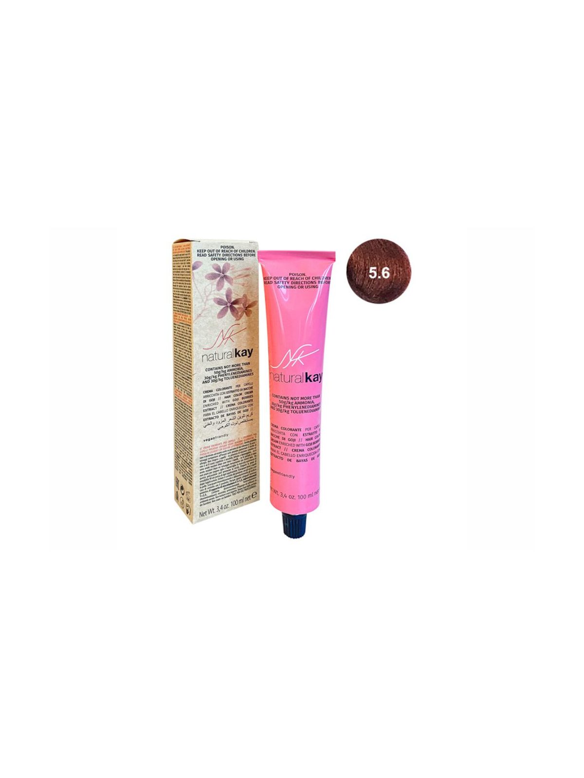 Coloração Capilar Natural Kay 5/6 100 ml