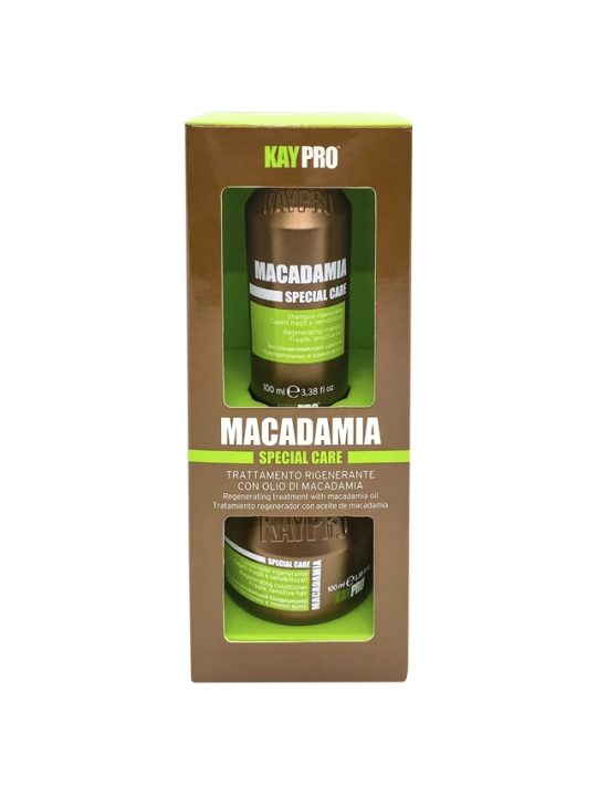 Kit Mini Size Kaypro Macadâmia Cabelos Frágeis e Sensíveis