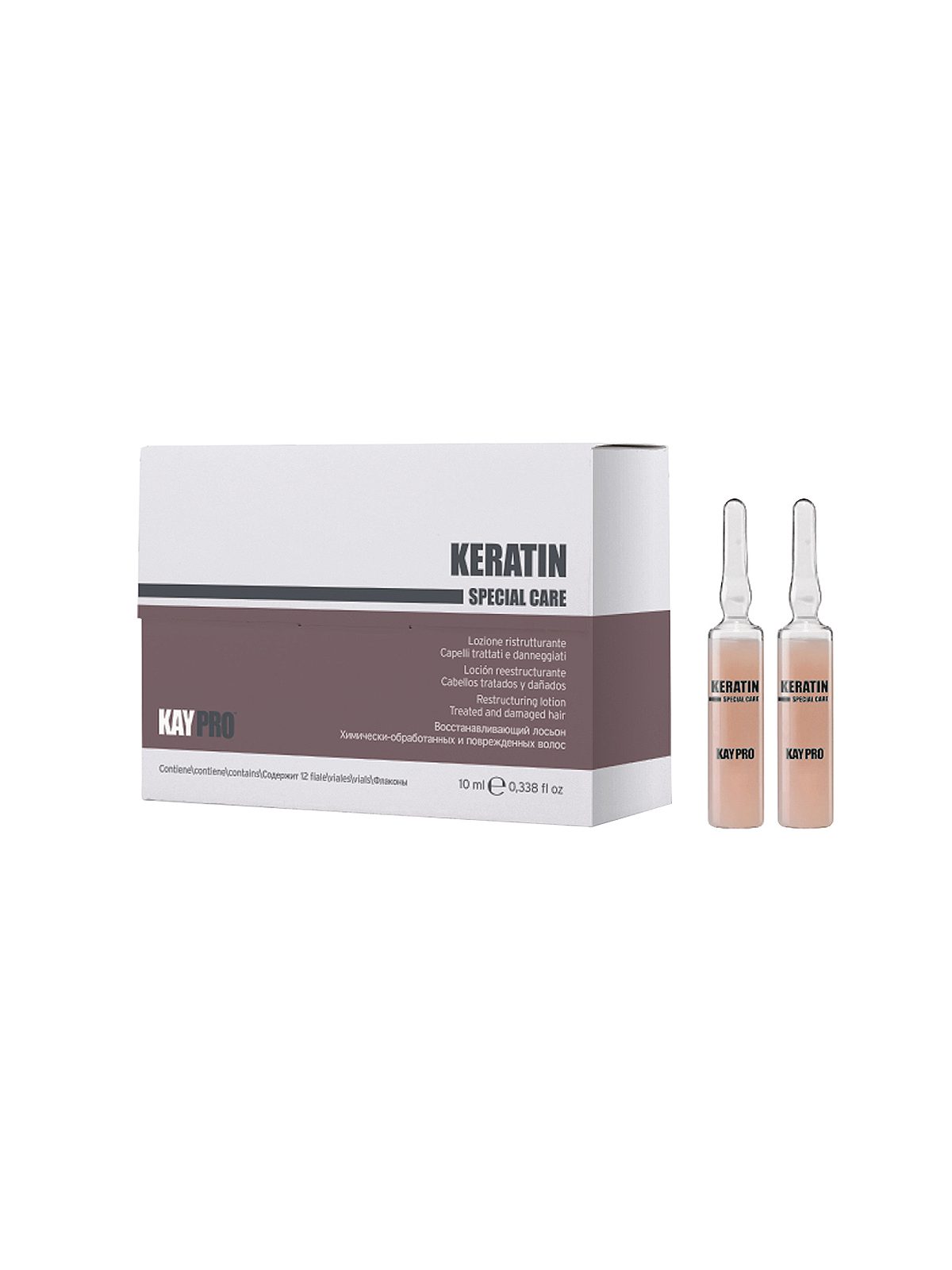 Loção Capilar Kaypro Keratin Reestruturação e Reforço 12 x 1