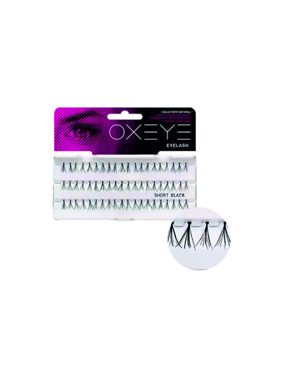 Extensões Pestanas Postiças Individuais Oxeye Curtas - 60 Un