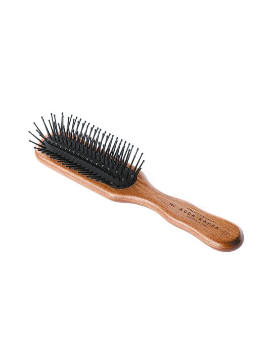 Escova Cabelo Pneumática Retangular Acca Kappa 365 Madeira 2