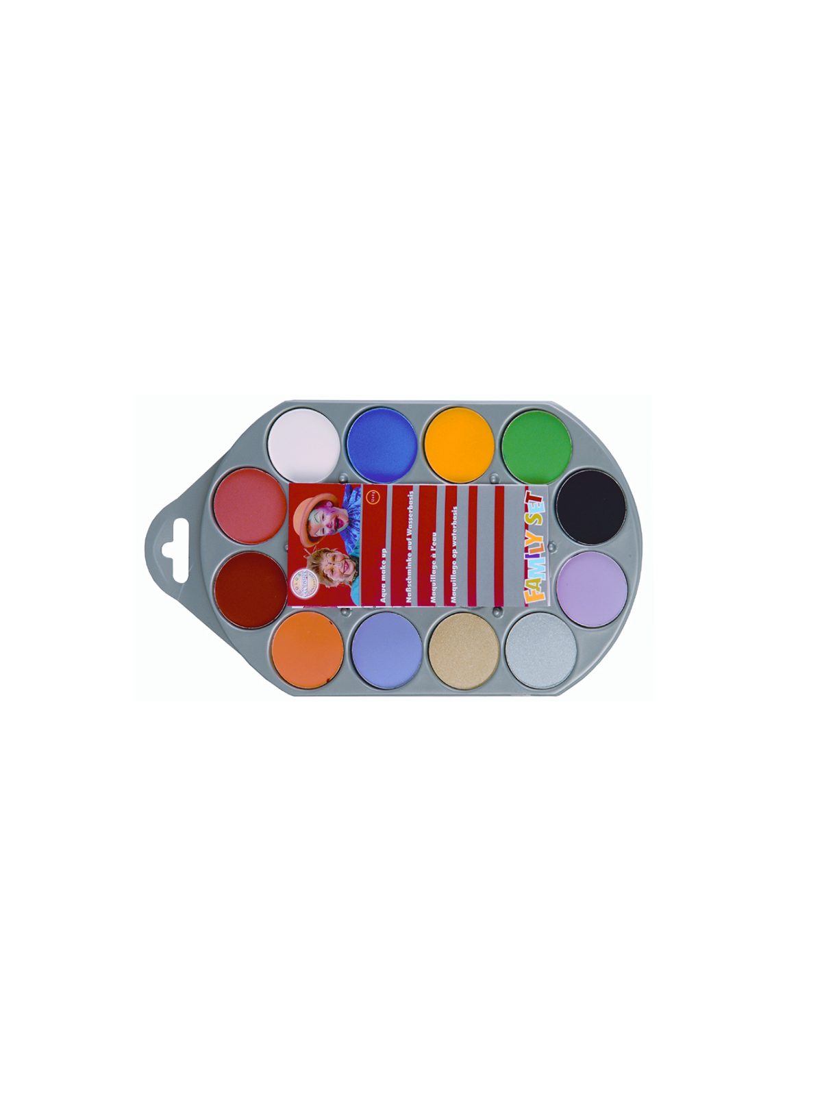 Pintura Corporal Base de Água Paleta 12 Cores