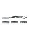 Navalha Platinum Ripar com 4 Pentes