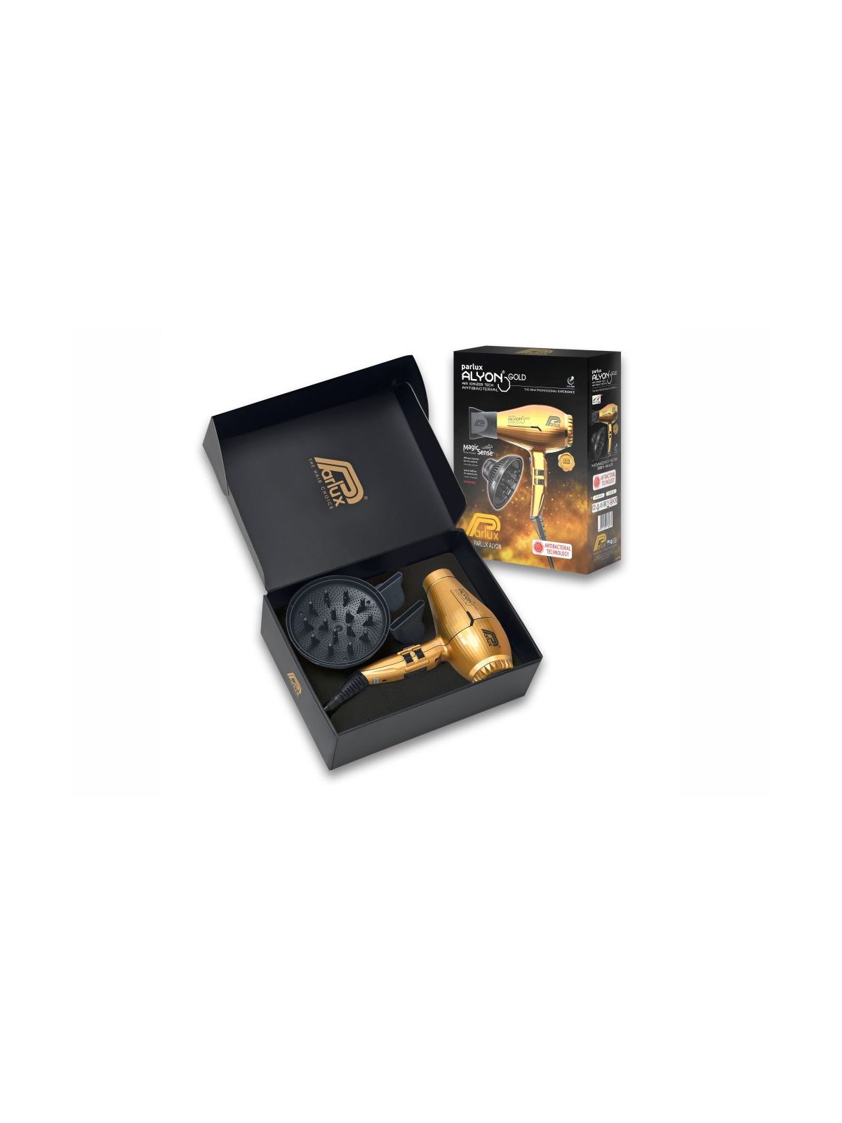 Secador de Mão Parlux Alyon Gold Edition + Difusor Magic Sen