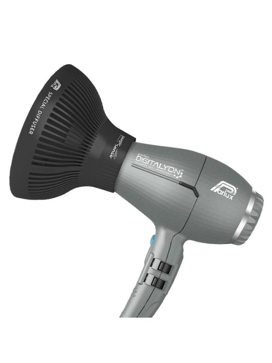 Secador de Mão Parlux Digitalyon Cinza Glitter + Difusor Mag
